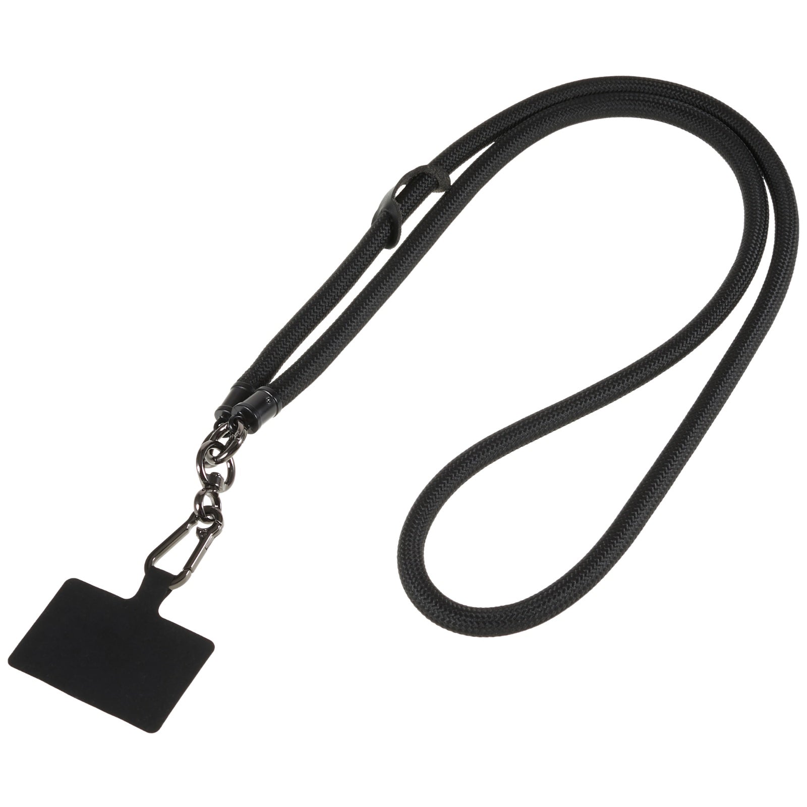 1.2m Thicken Mobile Phone Neck Shoulder Strap Anti-lost Phone Round Lanyard with Tether Tab 1.2m Thicken Mobile Phone Neck Shoulder Strap Anti-lost Phone Round Lanyard with Tether Tab